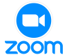 Zoom-Logo blau